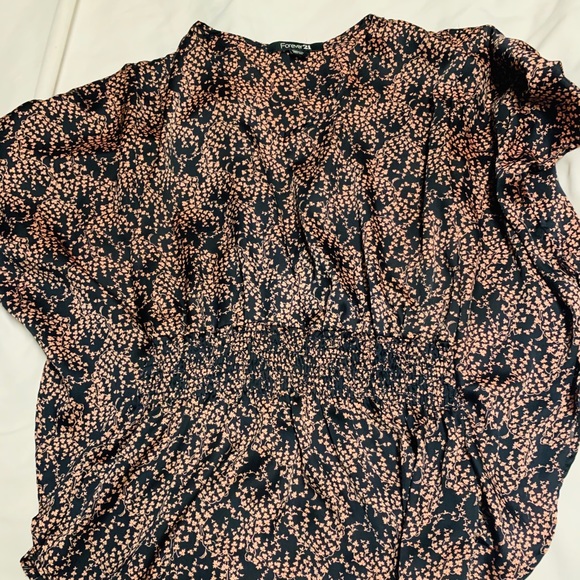 Flower Print Batwing Shirt - Picture 2 of 4